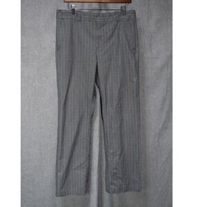 Life After Denim Gray Plaid Cotton Trousers 33